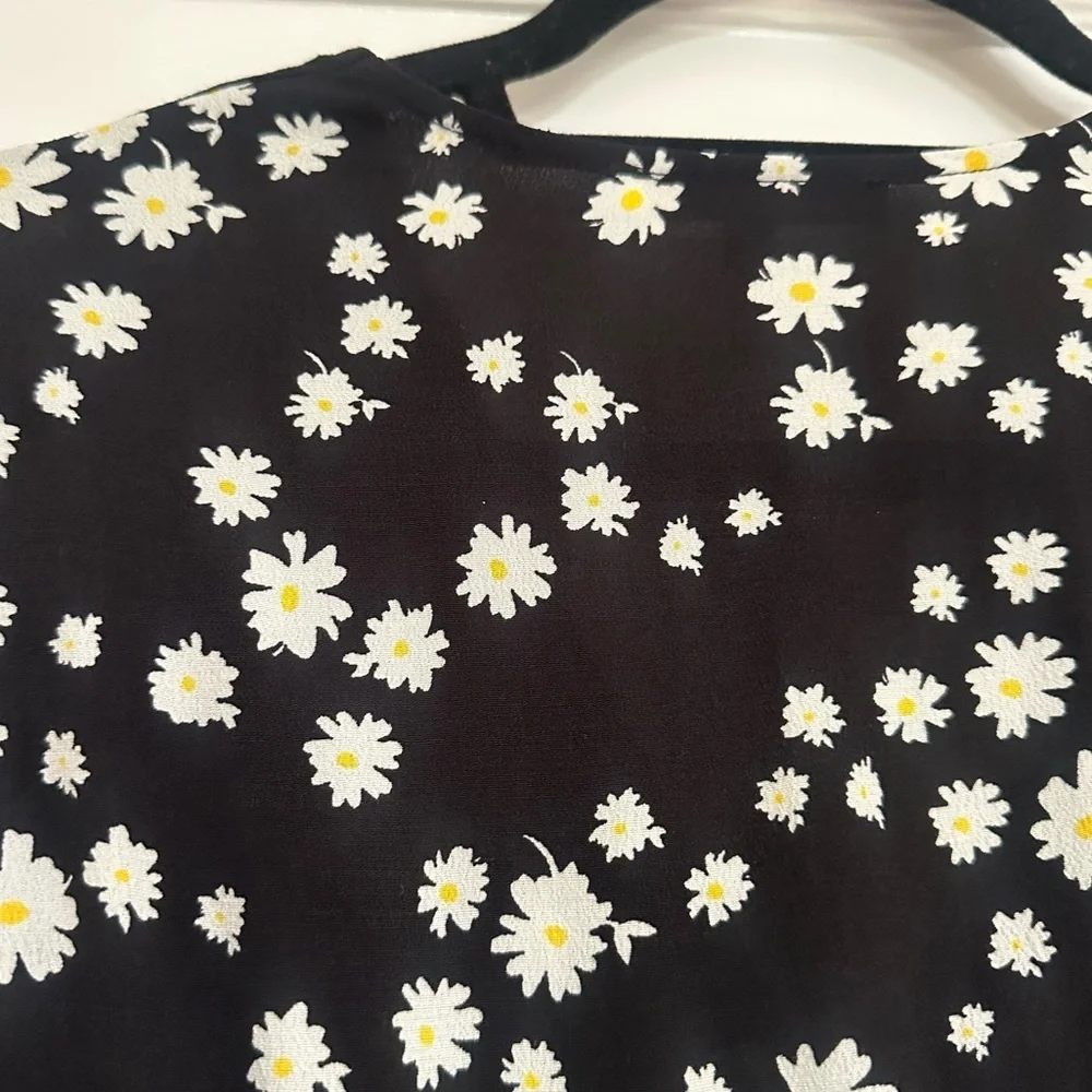 Maje Black and White Floral Maxi Dress - Picture 8 of 14